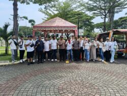 Polsek Cakung Monitoring Keberangkatan Massa Aksi Penolakan RDF Rorotan ke DPRD DKI Jakarta