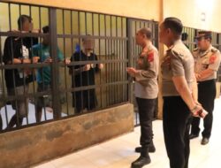 Kapolres Labuhanbatu Cek RTP, Beri Motivasi Kepada Tahanan