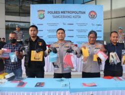 Polres Metro Tangerang Kota Ungkap 52 Kasus Kejahatan Jalanan, 36 Tersangka Diamankan