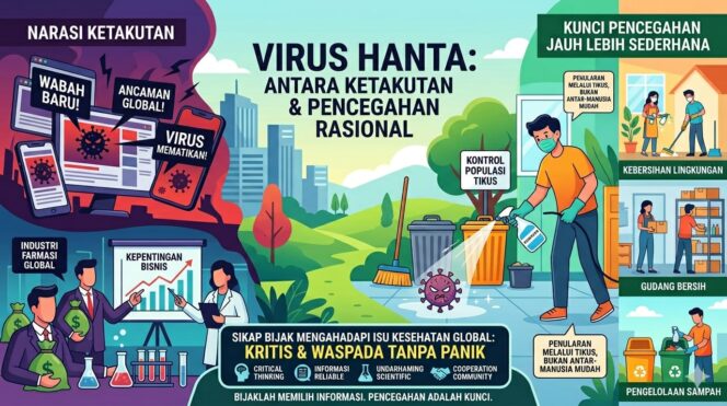 
					Rekan Indonesia Soroti Politik Ketakutan dalam Isu Virus Hanta dan Pentingnya Edukasi Pencegahan