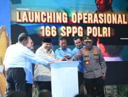 Dari Tuban, Presiden Prabowo Groundbreaking 10 Gudang Pangan Polri dan Luncurkan 166 SPPG