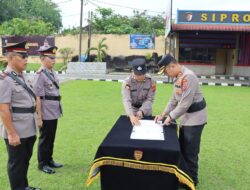 Kapolres Labuhanbatu Pimpin Sertijab Kasat Intelkam