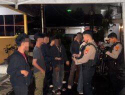 Tim 3P Polres Metro Jaksel Amankan 9 Pemuda Diduga Hendak Tawuran di Radio Dalam