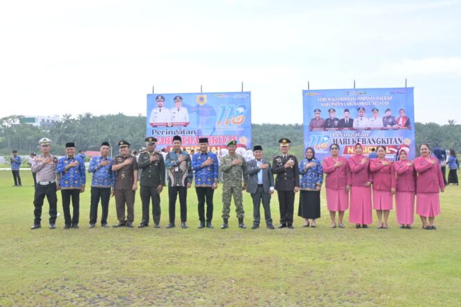 
					Wakapolres Labusel Pimpin Upacara Harkitnas ke-118, Tegaskan Semangat Kebangkitan Nasional Harus Dimulai dari Daerah