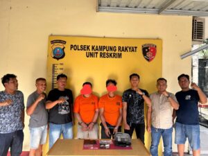 Polsek Kampung Rakyat Bongkar Peredaran Sabu di Kebun Sawit, Dua Pria Diamankan dengan Barang Bukti 2,02 Gram