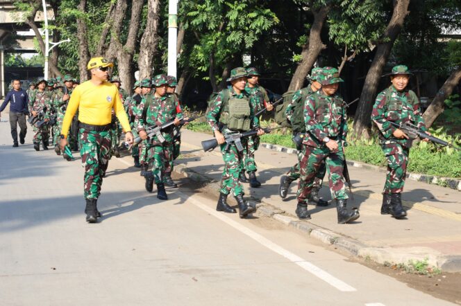 
					Kodim 0502/JU Gelar PSJM Hanmars 10 KM Tingkatkan Ketahanan Fisik Prajurit