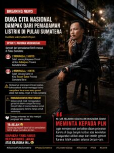 Relawan Kesehatan Indonesia Sumut Sampaikan Duka atas Dugaan Korban Pemadaman Listrik Massal di Sumatera
