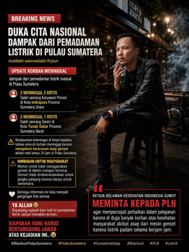 
					Relawan Kesehatan Indonesia Sumut Sampaikan Duka atas Dugaan Korban Pemadaman Listrik Massal di Sumatera