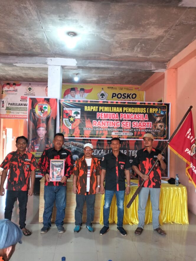 
					Pelantikan Ketua Ranting Pemuda Pancasila Desa Sei Siarti Periode 2026–2028 Resmi Digelar