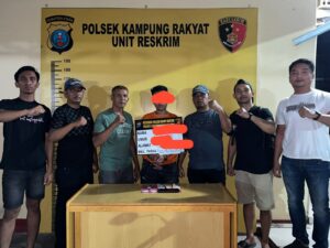 Gas Terus, Polsek Kampung Rakyat Tangkap RAL Pengedar Sabu bersama 8,43 Gram Sabu di Perk Perlabian