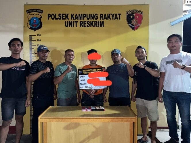
					Gas Terus, Polsek Kampung Rakyat Tangkap RAL Pengedar Sabu bersama 8,43 Gram Sabu di Perk Perlabian
