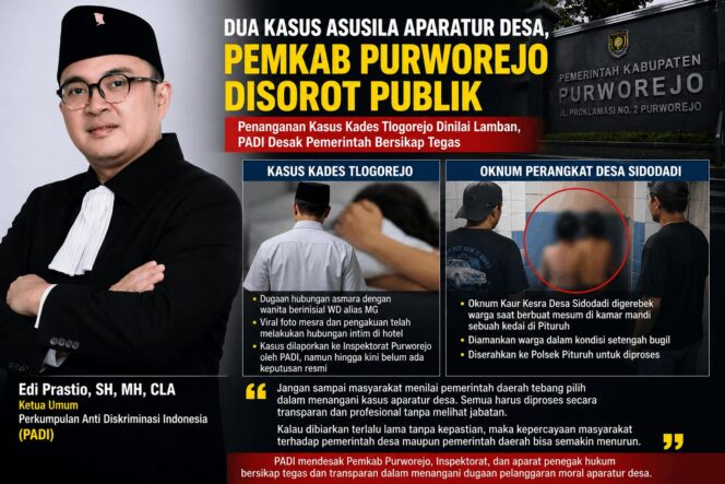 
					Oknum Perangkat Desa Sidodadi Digerebek Publik Kaitkan Kasus Tlogorejo