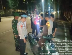 Polsek Kelapa Gading Gelar KRYD Malam Hari, Satu Pengguna Sabu Diamankan