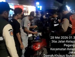 Polsek Kelapa Gading Tingkatkan Patroli Malam, Tiga Motor Tanpa Surat Diamankan