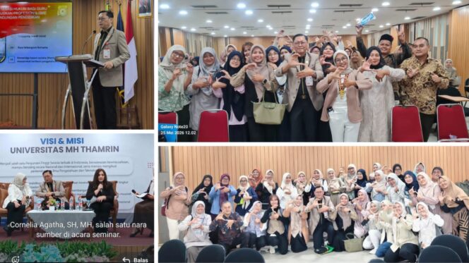 
					Profesor Elia menjadi pembicara dalam Seminar Nasional Penguatan Literasi Hukum Guru