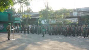 Apel Siaga Dilanjutkan Pengarahan Komandan Kodim 0502/Jakarta Utara