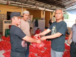 Polsek Koja Gelar Penyembelihan Hewan Kurban 1447 H, Salurkan Ratusan Bungkus Daging untuk Warga