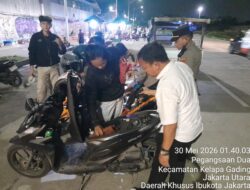 Polsek Kelapa Gading Intensifkan Patroli KRYD, Dua Motor Tanpa Dokumen Diamankan