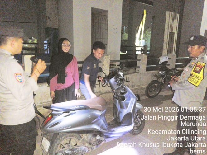 
					Jaga Jakarta, Jaga Warga: Polsek Cilincing Gelar Patroli Malam dan Razia Stasioner