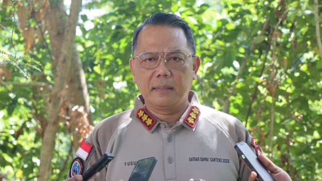 
					Satgas Operasi Damai Cartenz Amankan Terduga Anggota KKB Kodap VIII Intan Jaya