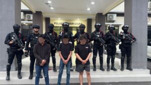 Patroli Brimob PMJ Amankan 3 Remaja Diduga Hendak Balap Liar di Bekasi