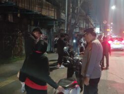Polsek Pademangan Gelar Patroli KRYD dan Razia Stasioner, Amankan Dua Orang Pembawa Obat Keras dan Senjata Tajam