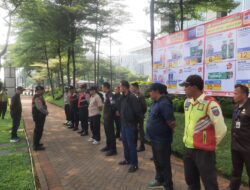 Polsek Metro Penjaringan Siagakan Personel, Pengamanan Aksi Mahasiswa di Menara Indomaret PIK Dilaksanakan Humanis