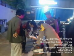 Polsek Kelapa Gading Intensifkan Patroli KRYD, Antisipasi Tawuran dan Kejahatan Jalanan