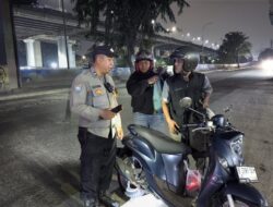 Polsek Pademangan Gelar Patroli KRYD dan Razia Stasioner Antisipasi Tawuran, Balap Liar, dan Kejahatan Jalanan