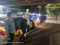 Cegah Kejahatan Jalanan dan Curanmor, Polres Metro Jakarta Utara Intensifkan Patroli Malam