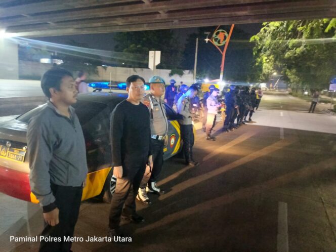 
					Cegah Kejahatan Jalanan dan Curanmor, Polres Metro Jakarta Utara Intensifkan Patroli Malam