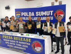 Wakapolres Labuhanbatu Pimpin Rilis Ops Antik Toba 2026: Satresnarkoba Sukses Gulung 91 Tersangka, Sitaan Sabu Meroket 393%