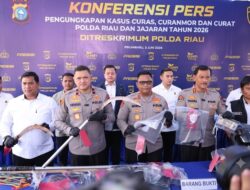 Polda Riau Bongkar 1.333 Kasus Kejahatan Jalanan, 525 Tersangka Diamankan