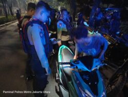 POLRES METRO JAKARTA UTARA GELAR PATROLI KRYD DAN RAZIA STASIONER, ANTISIPASI CURANMOR DAN GANGGUAN KAMTIBMAS