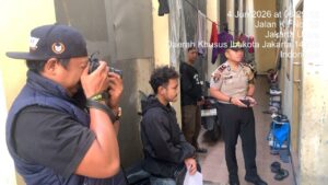 Respon Cepat Laporan Melalui 110, Polres Metro Jakarta Utara Cek TKP Dugaan Pencurian Sepeda Motor di Koja