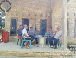 Polsek Silangkitang Turun Langsung ke Desa, Ajak Warga Tolak Judi Online, Narkoba dan Pencurian Sawit