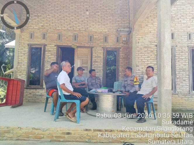 
					Polsek Silangkitang Turun Langsung ke Desa, Ajak Warga Tolak Judi Online, Narkoba dan Pencurian Sawit