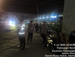 Polsek Pademangan Gelar Patroli KRYD dan Razia Stasioner, Situasi Wilayah Terpantau Aman dan Kondusif