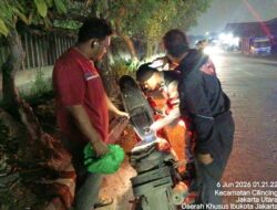 Razia Stasioner dan Patroli Mobile, Polsek Cilincing Pastikan Wilayah Tetap Kondusif