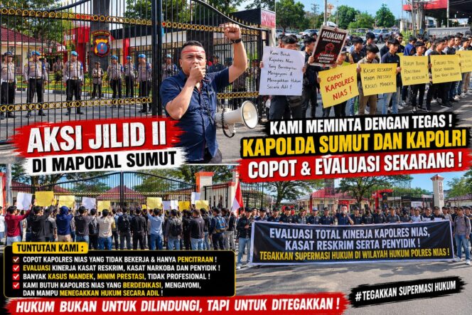 
					DPPPN SIAP GELAR AKSI JILID II DI MAPOLDA SUMUT, DESAK EVALUASI KINERJA POLRES NIAS DAN PENUNTASAN BERBAGAI KASUS KRUSIAL