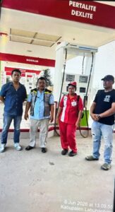 Polsek Bilah Hilir Himbau SPBU Tidak Melayani Pembelian BBM Jenis Bio Solar dan Pertalite Menggunakan Jerigen  