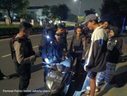 Patroli KRYD dan Razia Stasioner, Polres Metro Jakarta Utara Pastikan Situasi Tetap Kondusif