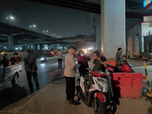 Patroli KRYD dan Operasi Razia Stasioner Polsek Pademangan, Situasi Wilayah Tetap Aman dan Kondusif