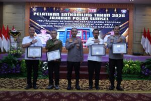 Buka Pelatihan Satkamling 2026, Kapolda Sumsel Tekankan Gotong Royong dan Pemanfaatan Teknologi