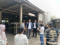 Tabung Oksigen Terpental Saat Pengisian, Hantam Rumah dan Warung Warga di Cilincing