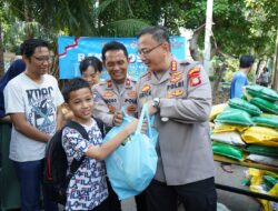 Sambut Hari Bhayangkara ke-80, Polres Metro Jakarta Utara Salurkan 1.000 Paket Sembako di Koja