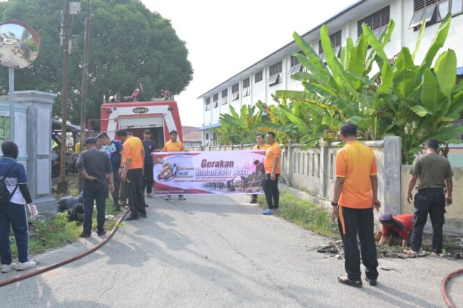 
					Sambut HUT Bhayangkara Ke 80 Tahun 2026, Sat Reskrim Polres Labusel Gelar Aksi Indonesia Asri di Kotapinang