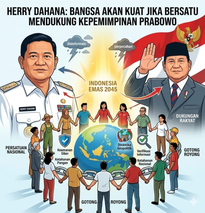 
					Herry Dahana: Dukungan dan Partisipasi Rakyat Menjadi Kekuatan Bangsa Menghadapi Ketidakpastian Global