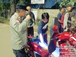 Patroli KRYD dan Razia Stasioner, Polsek Cilincing Intensifkan Antisipasi Tawuran dan Kejahatan Jalanan