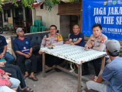 Jaga Jakarta On The Spot, Kapolsek Pademangan Ajak Warga Perkuat Keamanan Lingkungan